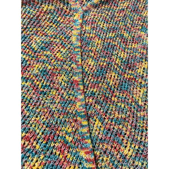 Kori America mesh style long sleeve wrap sweater, size S - Picture 9 of 9